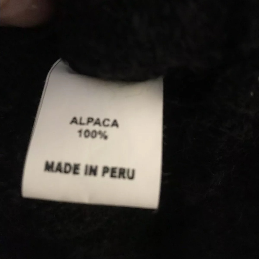 Alpaca Peru Caamano Zip Front Jacket Floral Sz - Picture 7 of 9